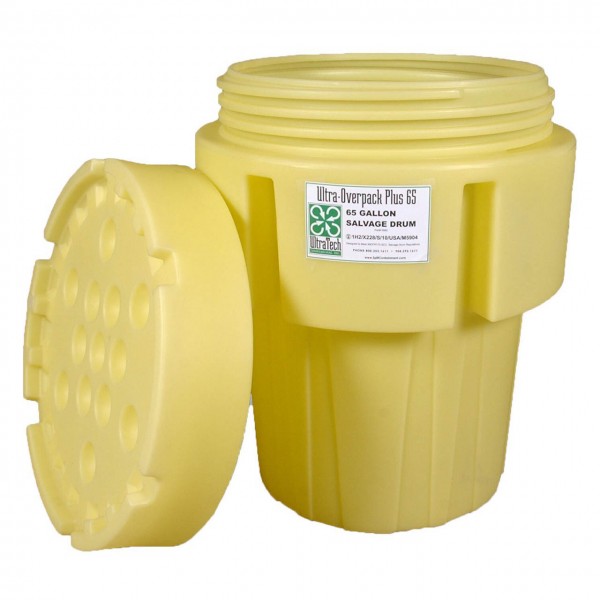 Overpack Plus 65 Salvage Drum, Yellow
